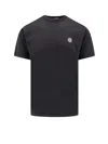 STONE ISLAND COTTON T-SHIRT WITH LOGO PATCH