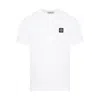 Stone Island Cotton T Shirts In White