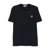 Stone Island Elastic Waistband Cargo Pocket Jogging Pants In Black