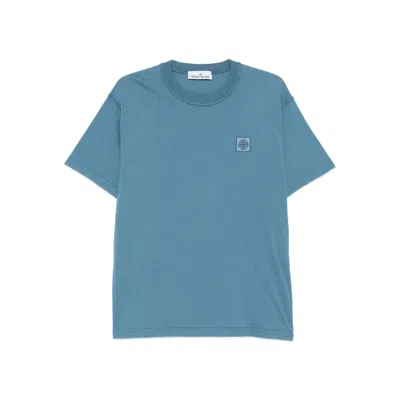 STONE ISLAND COTTON T SHIRTS