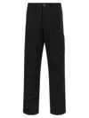 Stone Island Cotton Regular Fit Pants In Black