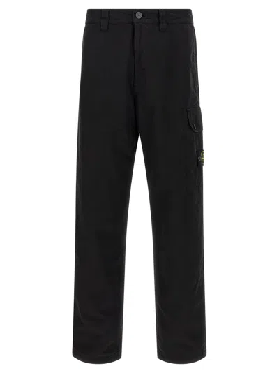 STONE ISLAND COTTON TROUSERS