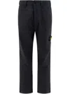 Stone Island Cotton Regular Fit Pants In Blue