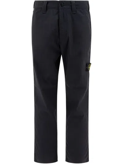 STONE ISLAND COTTON TROUSERS