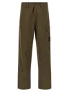 Stone Island Utility Cargo Trousers Featuring Side Pockets In Brown