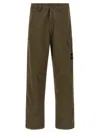Stone Island Utility Cargo Trousers Featuring Side Pockets In Brown