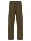 Stone Island Utility Cargo Trousers Featuring Side Pockets In Brown