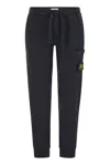 Stone Island Men Cotton Trousers With Drawstring
