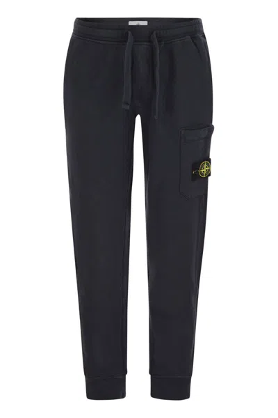 STONE ISLAND STONE ISLAND JOGGERS LOGO COTTON