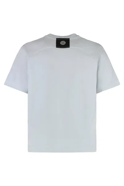 Stone Island Cotton T-shirt In Gray