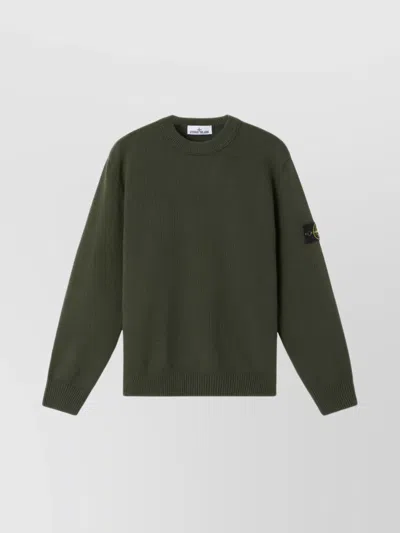 STONE ISLAND COTTON WINTER SWEATER LOOSE FIT