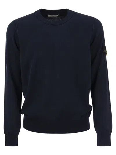 STONE ISLAND STONE ISLAND CREW NECK COTTON JUMPER