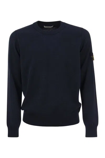 STONE ISLAND STONE ISLAND CREW-NECK COTTON JUMPER