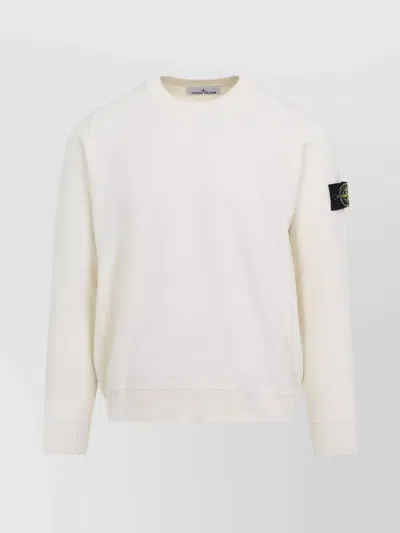 STONE ISLAND CREW NECK COTTON PULLOVER