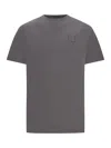 Stone Island Slim-fit T-shirtwith Compass Logo Patch In Gray