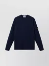 Stone Island 5100005 Gauzed Effect Soft Organic Cotton And Nylon In Blue