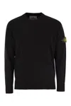 Stone Island Cotton Sweatshirt In Black