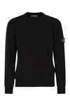 Stone Island Cotton Sweatshirt In Black