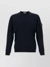 Stone Island Crew Neck Logo Badge Sweatshirt
