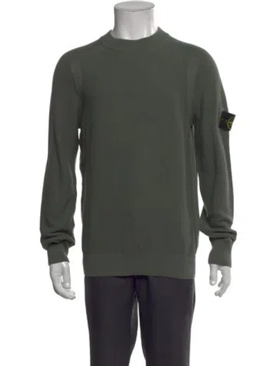 Pre-owned Stone Island Crew Neck Long Sleeve Pullover W/ Tags In Green