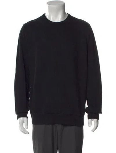 Pre-owned Stone Island Crew Neck Long Sleeve Sweatshirt In Black