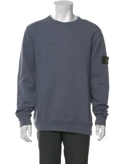 Pre-owned Stone Island Crew Neck Long Sleeve Sweatshirt In Gray