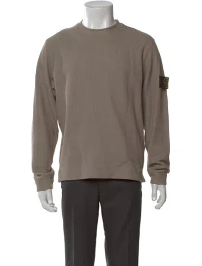 Pre-owned Stone Island Crew Neck Long Sleeve Sweatshirt In Neutral