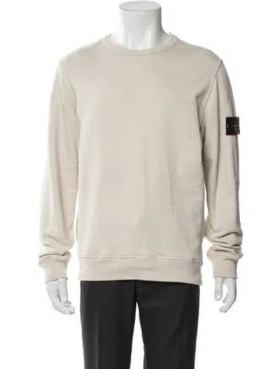 Pre-owned Stone Island Crew Neck Long Sleeve Sweatshirt In Neutral