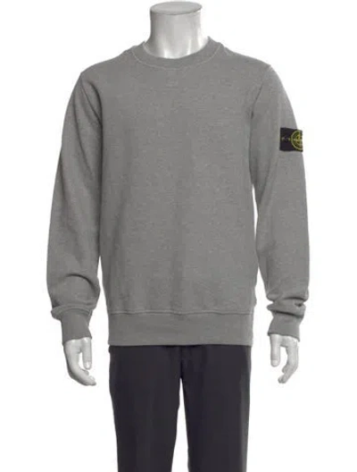 Pre-owned Stone Island Crew Neck Long Sleeve Sweatshirt W/ Tags In Gray
