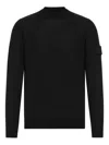 Stone Island Lightweight Wool Crew Neck Sweater With Raglan Sleeves Clothing