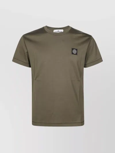 Stone Island Crew Neck Short Sleeve T-shirt