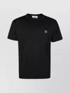 Stone Island Logo Patch T-shirt In Black