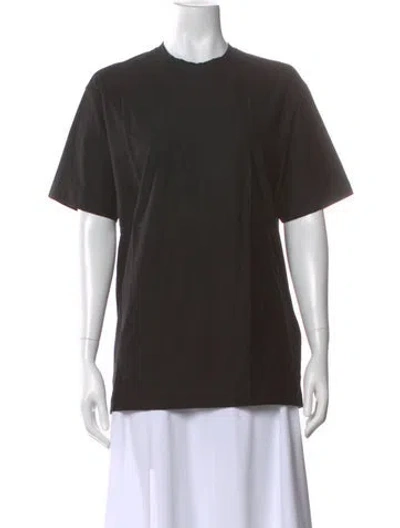 Pre-owned Stone Island Crew Neck Short Sleeve T-shirt In Black