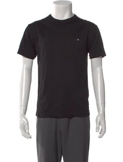 Pre-owned Stone Island Crew Neck Short Sleeve T-shirt In Black