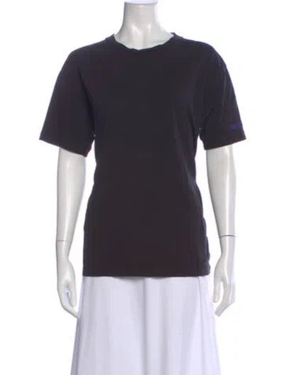 Pre-owned Stone Island Crew Neck Short Sleeve T-shirt In Blue