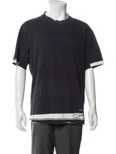 Pre-owned Stone Island Crew Neck Short Sleeve T-shirt In Gray