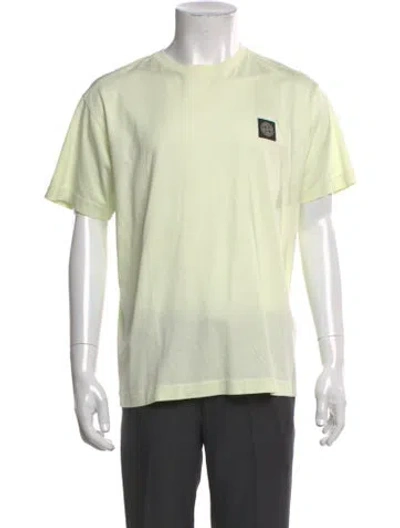 Pre-owned Stone Island Crew Neck Short Sleeve T-shirt In Green