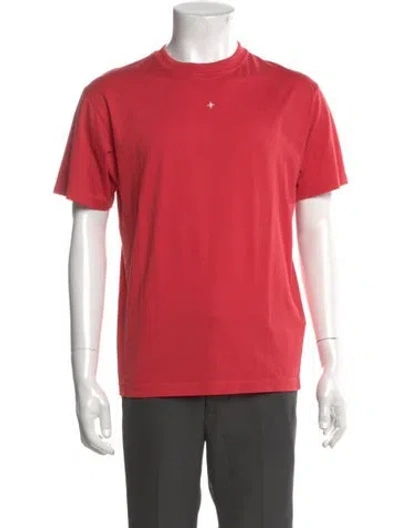 Pre-owned Stone Island Crew Neck Short Sleeve T-shirt In Pink