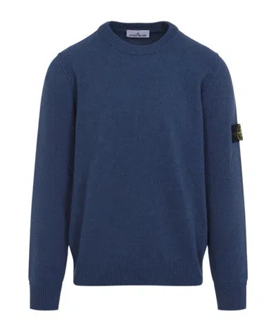 STONE ISLAND STONE ISLAND LOGO PATCH CREWNECK SWEATER