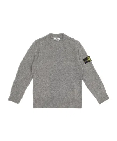 Stone Island Crew Neck Sweater In Gray