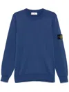 Stone Island Felpa Classica In Blue