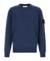 Stone Island Crew Neck Sweater In Blue