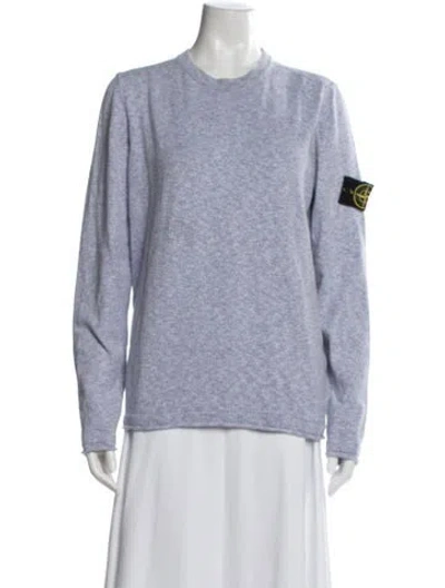 Pre-owned Stone Island Crew Neck Sweater In Blue