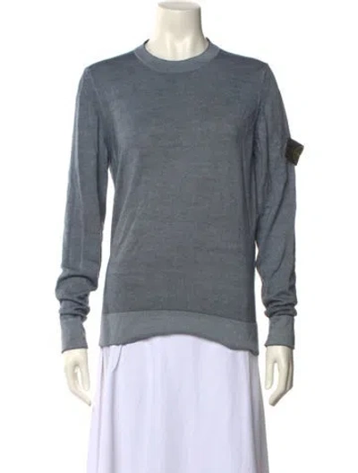 Pre-owned Stone Island Crew Neck Sweater In Gray