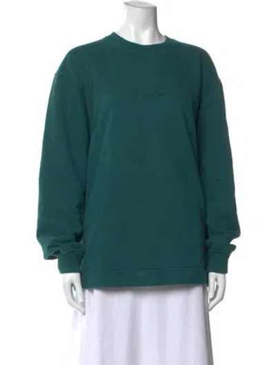 Pre-owned Stone Island Crew Neck Sweater In Green