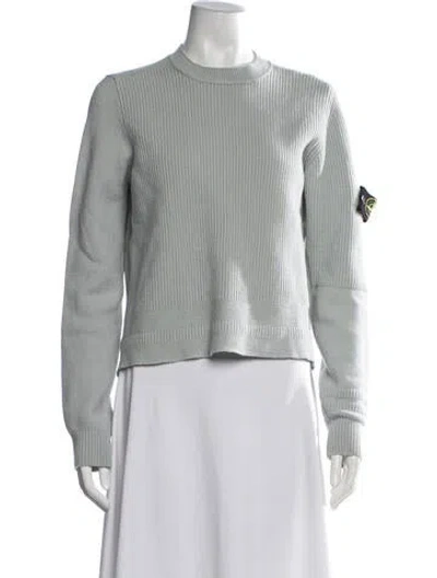 Pre-owned Stone Island Crew Neck Sweater In Grey