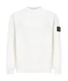 Stone Island Pullover Mit Kompass-patch In White
