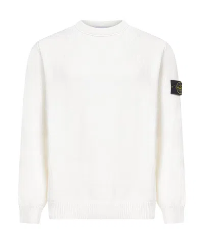 STONE ISLAND STONE ISLAND LOGO PATCH CREWNECK SWEATSHIRT