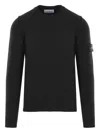 Stone Island Selected Black Cotton T-shirt In Black