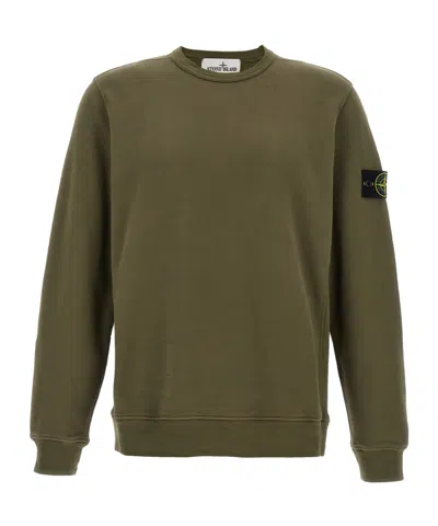STONE ISLAND STONE ISLAND LOGO BADGE CREWNECK SWEATSHIRT
